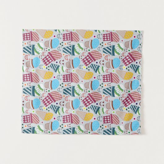 Happy Easter Wandkleed (Voorkant (horizontaal))