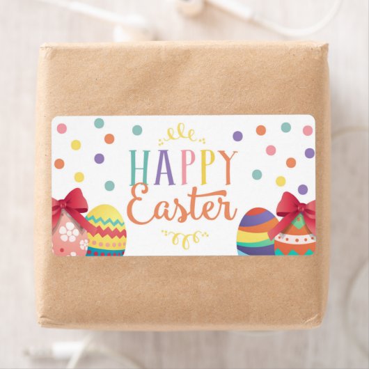 Happy Easter Water Bottle Wraps, Pasen Sticker (Insitu)