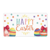 Happy Easter Water Bottle Wraps, Pasen Sticker (Voorkant)