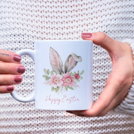 Happy Easter Waterverf Bunny Ears Easter Mok