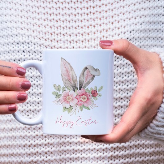 Happy Easter Waterverf Bunny Ears Easter Mok