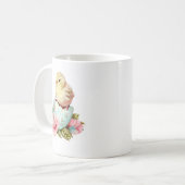 Happy Easter Waterverf Chick en Egg Easter Mok (Voorkant links)