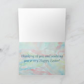 Happy Easter Waterverf Egg Feestdagen Kaart (Binnen)