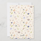 Happy Easter Waterverf Flat Holiday Kaart (Achterkant)