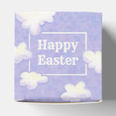 Happy Easter Waterverf Konijneneierenmand Bedankdoosjes (Bovenkant)