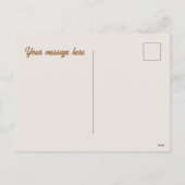 Happy Easter waterverf meisje voeg bericht toe Vak Feestdagenkaart (Achterkant)