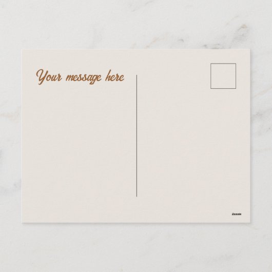 Happy Easter waterverf meisje voeg bericht toe Vak Feestdagenkaart (Achterkant)