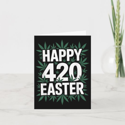Happy Easter Weed Kaart (Voorkant)