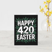 Happy Easter Weed Kaart (Gele Bloem)