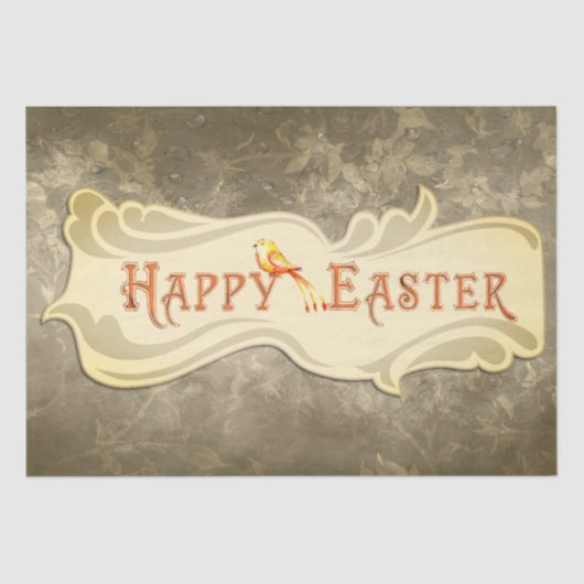 Happy Easter -weefselpapier Tissuepapier (Voorkant)