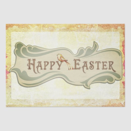 Happy Easter -weefselpapier Tissuepapier (Voorkant)