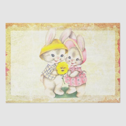 Happy Easter -weefselpapier Tissuepapier (Voorkant)