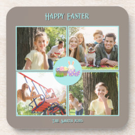 Happy Easter Wensen Hard Plastic Bier Onderzetter