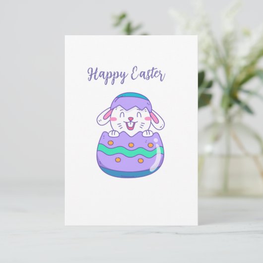 Happy Easter Wenskaart (Staand voorkant)