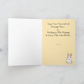 Happy Easter Wenskaart Aangepast of Blank Kaart (Binnen)