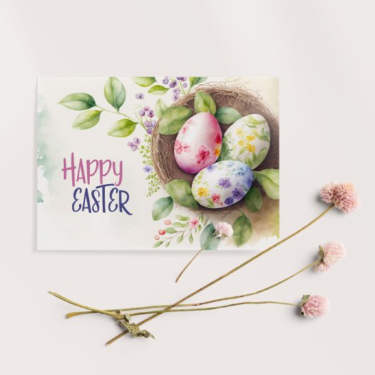 Happy Easter Wenskaart Bedankkaart