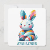 Happy Easter Wenskaart Bedankkaart (Voorkant)