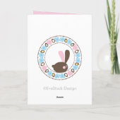 Happy Easter Wenskaart Feestdagen Kaart (Achterkant)