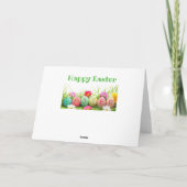 Happy Easter Wenskaart Feestdagen Kaart (Achterkant)