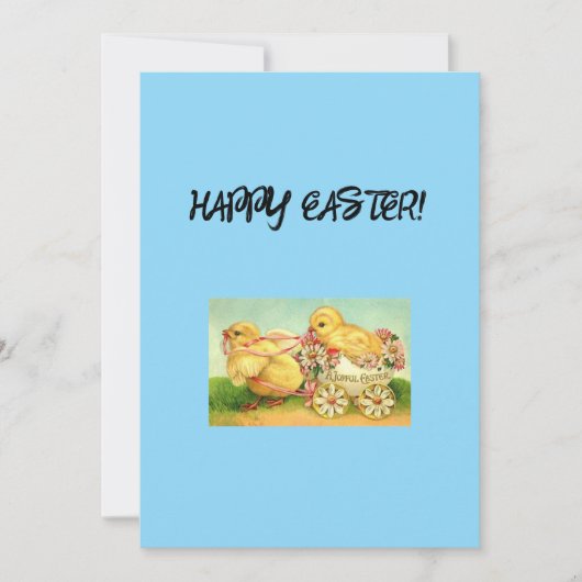 Happy Easter Wenskaart Feestdagenkaart (Voorkant)