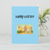 Happy Easter Wenskaart Feestdagenkaart (Staand voorkant)