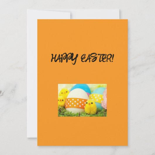 Happy Easter Wenskaart Feestdagenkaart (Voorkant)