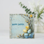 Happy Easter  wenskaart Feestdagenkaart (Staand voorkant)