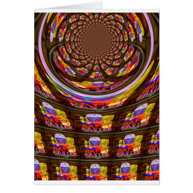 Happy Easter wenst Greetings Naadloze graphics zij (Voorkant)