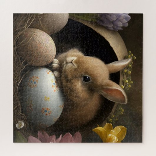 Happy Easter wenst Puzzle Legpuzzel (Horizontaal)