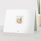 Happy Easter wenst waterverf illustratie Kaart (Achterkant)