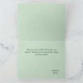 Happy Easter wenst waterverf illustratie Kaart (Binnen)