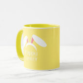 Happy Easter white bunny oren Mok (Voorkant links)