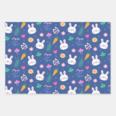 Happy Easter White Love Rabbit Inpakpapier Vel (Voorkant 2)