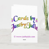 Happy Easter Wife Card - Hyacinth Feestdagen Kaart (Achterkant)