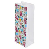 Happy Easter Wijn Cadeautas (Voorkant Gekanteld)