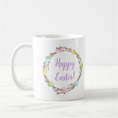 Happy Easter Willow Wreaths With Pastel Eggs Koffiemok (Links)