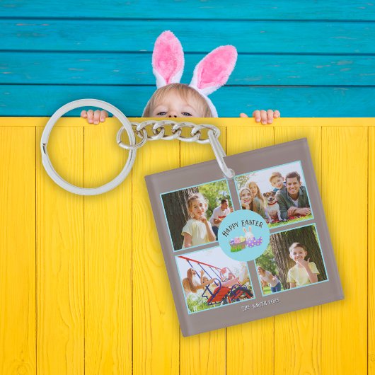 Happy Easter Wishes Acryl Sleutelhanger