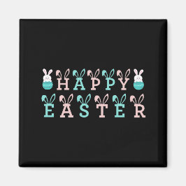 Happy Easter Wishes - Funny Bunny Easter Magneet