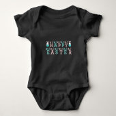 Happy Easter Wishes - Funny Bunny Easter Romper (Voorkant)