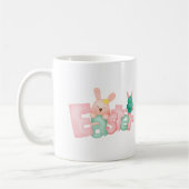 Happy Easter Wishes - Funny Bunny Kisses Koffiemok (Links)