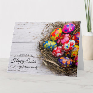 Happy Easter Wishes Greeting Card Kaart