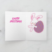 Happy Easter wishes to everybunny Kaart (Binnen)
