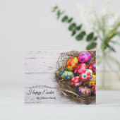 Happy Easter Wishes Wenskaart Briefkaart (Staand voorkant)