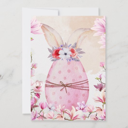 Happy Easter with photo Kaart (Achterkant)