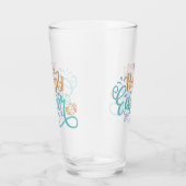 Happy Easter-woordkunst Glas (Rechts)