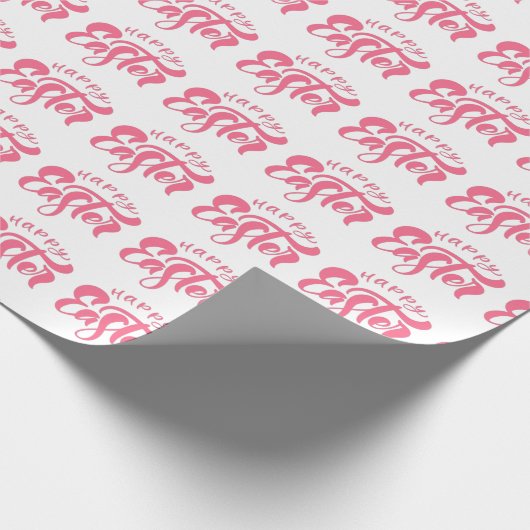 Happy Easter Wrapping Paper Cadeaupapier (Hoek)