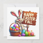 Happy Easter Y'All Kaart (Voorkant)