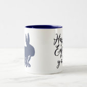 Happy Easter Y'all Tweekleurige Koffiemok (Center)