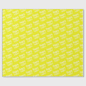 Happy Easter Yellow Cadeaupapier (Vlak)