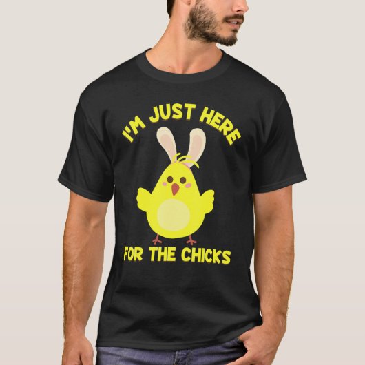 Happy Easter Yellow Chick Easter Celebrations T-shirt (Voorkant)